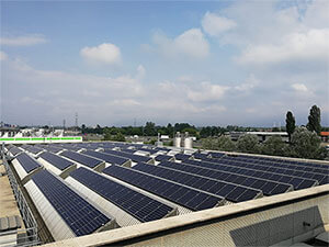Impianto fotovoltaico su copertura - Collegno